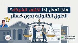 الحلول القانونية عند اختلاف الشركاء في الشركات في مصر